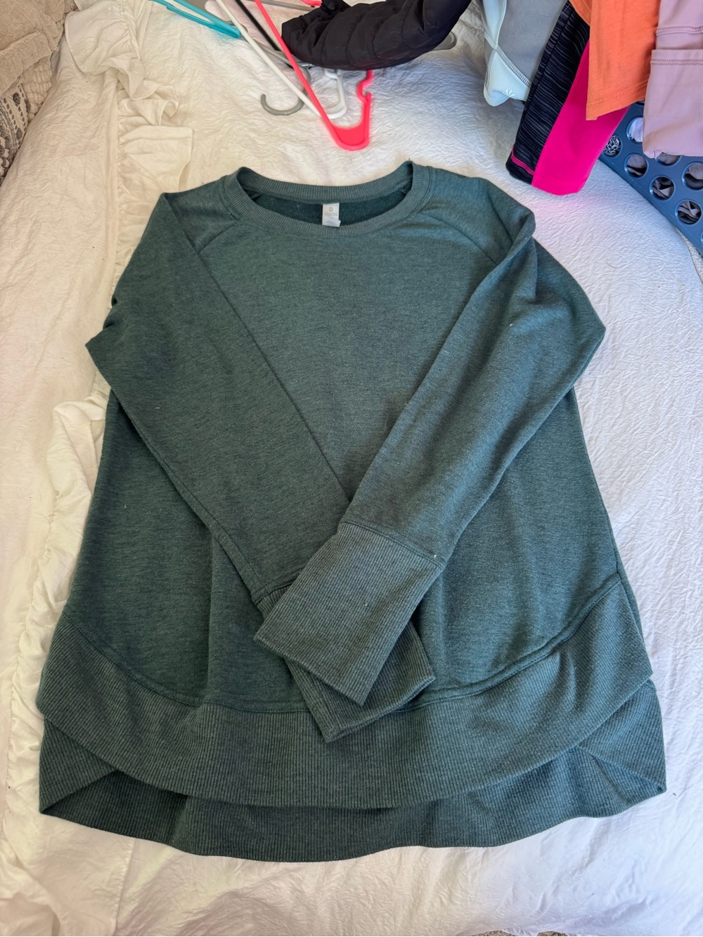 Balance Collection Women's Crewneck Sweatshirt in Teal Green